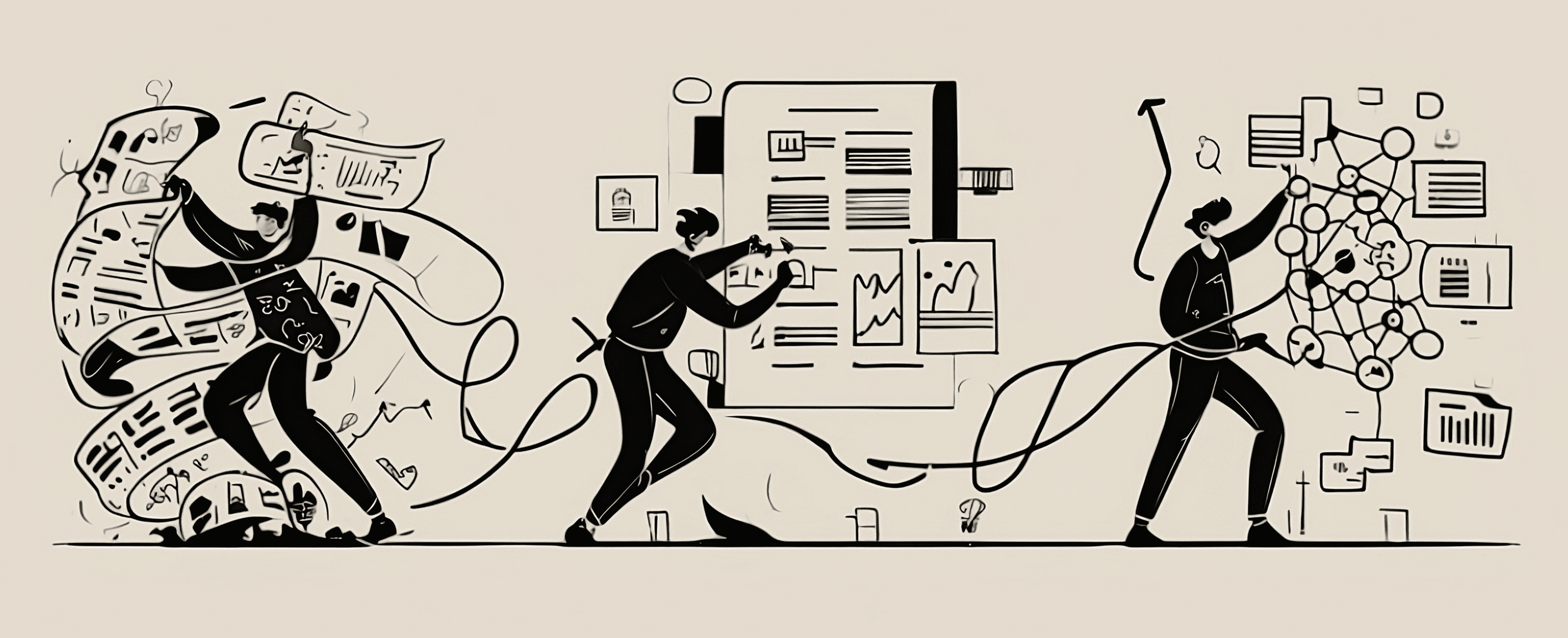 Research Process Illustration